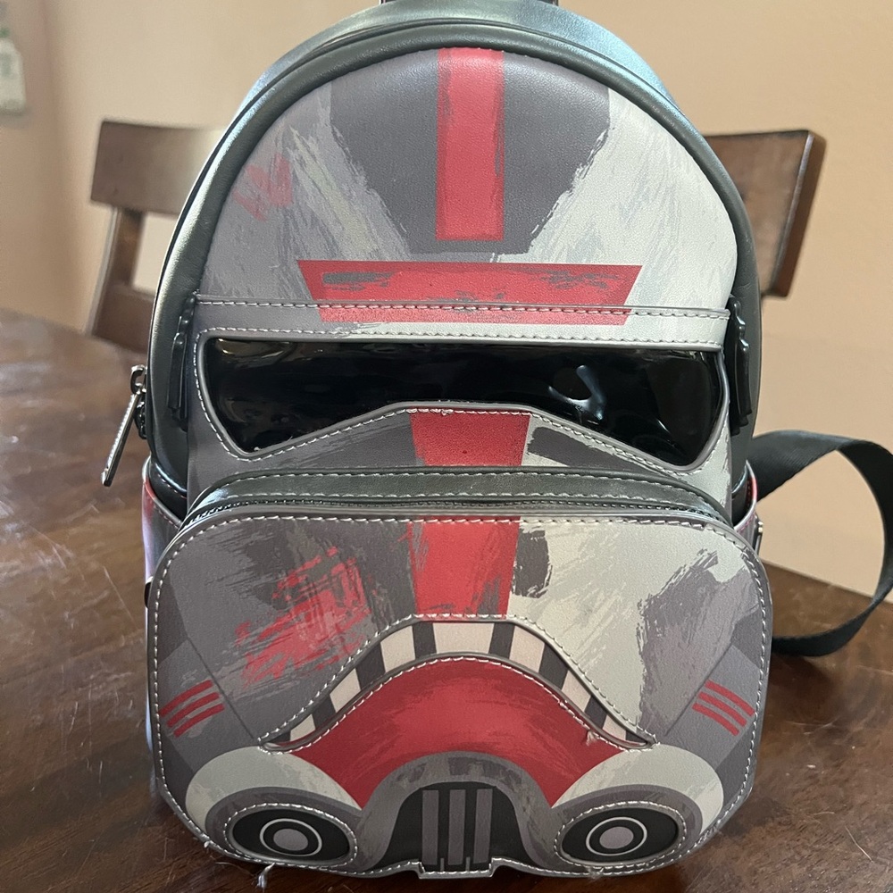 Star Wars Red and Gray Backpack for Fans